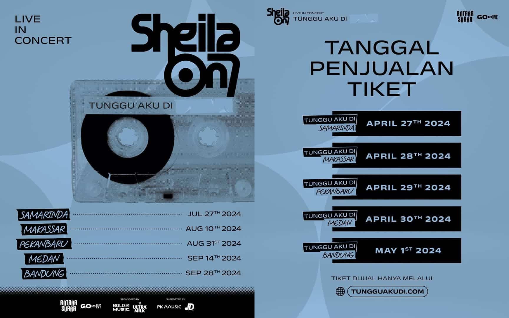Konser 'Tunggu Aku Di' Kembali Membawa Sheila On 7 Pada 5 Kota Besar